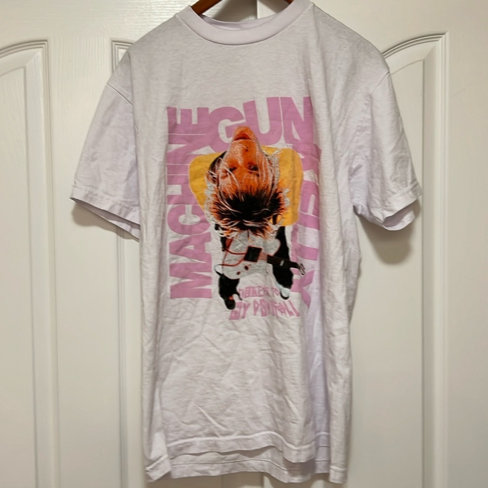 Machine Gun Kelly Tickets to My Downfall 2021 Tour Concert Pink Size L